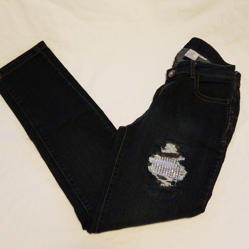 🤑 Sexsi Pompis Skinny Dark Wash Jeans (102)